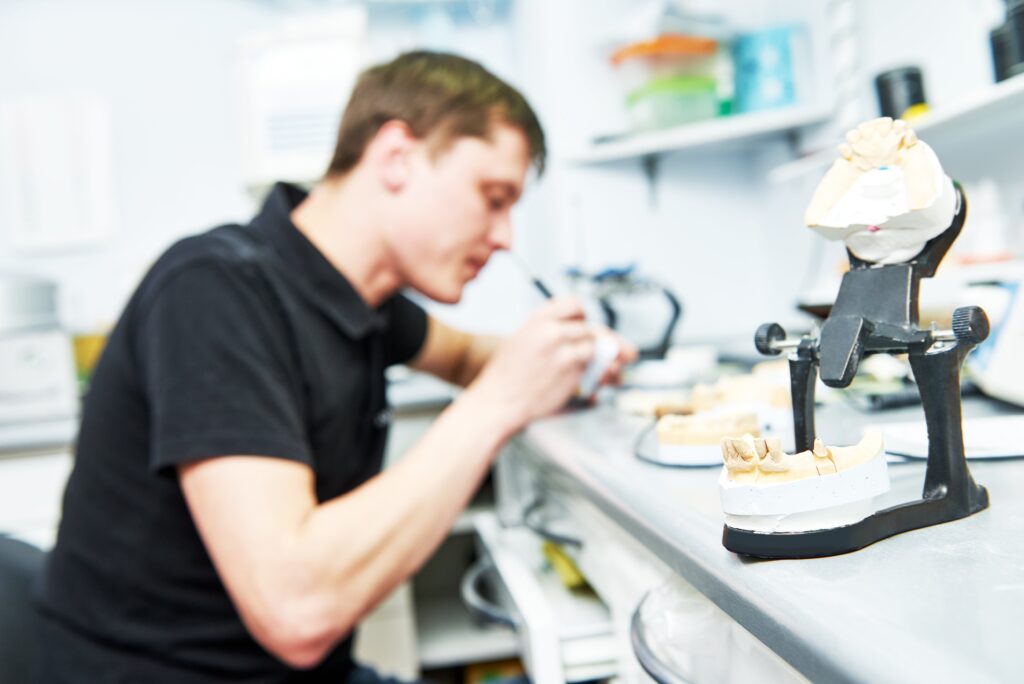 Designing dentures in Kitchener